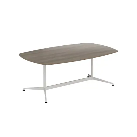 Loft Barrel Table - 2000 - Single Frame - White - Nebraska Oak